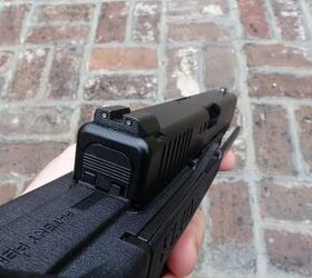 concealed carry corner the only 5 excusable upgrades for a carry glock, Factory Glock 3 dot night sights without white outlines on a Gen 5 Glock 17