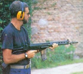 FN FAL Chambered in 5.56mm, Using 30-round Steyr AUG Magazines