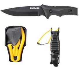 Schrade's Knife/Slingshot Combo