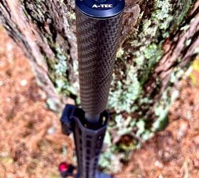 A-Tec Carbon Wave for .22LR Rimfire. This suppressor also fits pistols like the SIG Sauer P322.