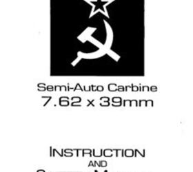 Russian Sks 45 Semi-Auto Carbine Manual-1