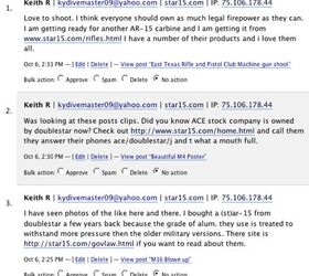 SPAM from a gun maker | thefirearmblog.com