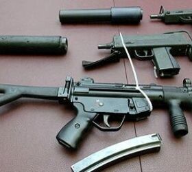 Photos of rapper's illegal firearms