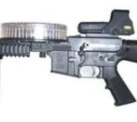 AM15 Full Auto .22LR M16 Upper Receiver with 220 round drum!