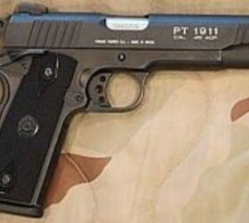 Taurus PT1911 .45 pistol. One good review. One bad review.