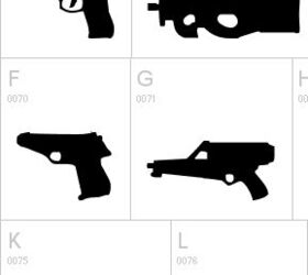 gun font