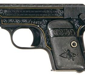 Engraved Colt Model 1908 Pistol