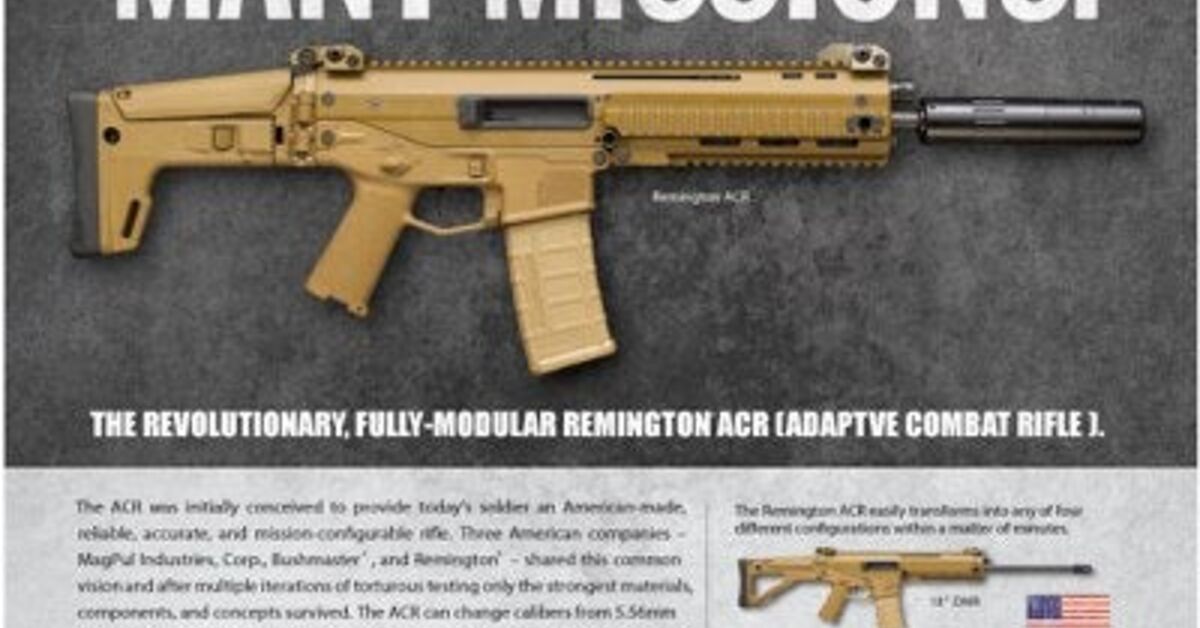 Bushmaster ACR is now Remington ACR! | thefirearmblog.com