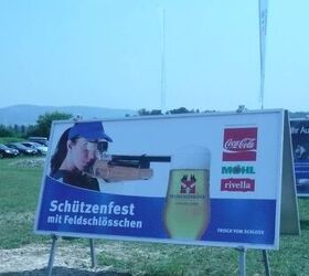Beer advertisement featuring a gun!