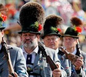 The riflemen's procession