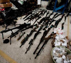 Guns captured by the police in Rio de Janeiro | thefirearmblog.com