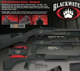 Mossberg Blackwater branded shotguns