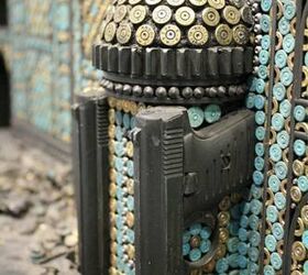 Sculptures made from Guns and Ammo | thefirearmblog.com