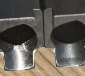 Original barrel (left) and replacement. 