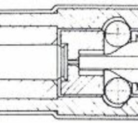 Diagram of StG-45(M) locking system from von Lossitzer's notebook