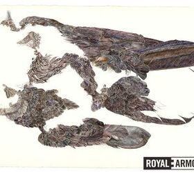 Adapting the feathers to the shapes found on the gun  Royal Armouries