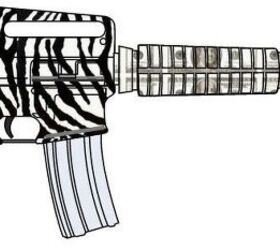 Design Your Own Fabulous Pink Zebra Striped AR-15, Taste Optional