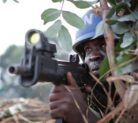 Tanzanian Special Forces With IWI Galil MAR Carbine, Meprolight Sights