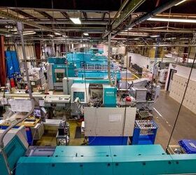 Some of Leupold's many CNC machines.