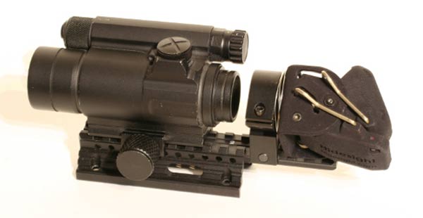 Hidesight: Optic Modifier Allows Use from Behind Cover | thefirearmblog.com