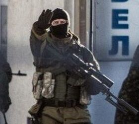 Russian Troops Using AR Rifles in the Crimea