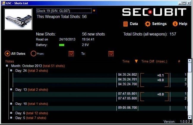 CAA Secubit Gun Shot Counter | thefirearmblog.com
