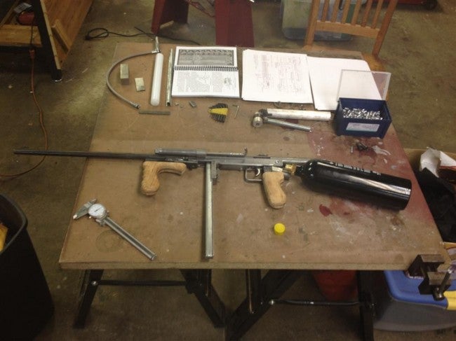 .32 Cal Caselman Air-Powered Machine Gun (UPDATE: More photos ...