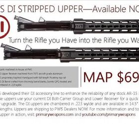 PWS Releases DI Stripped Upper Receiver Kits | thefirearmblog.com