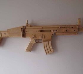 FN Herstal Buys Wooden FN SCAR Replica From UK Artist