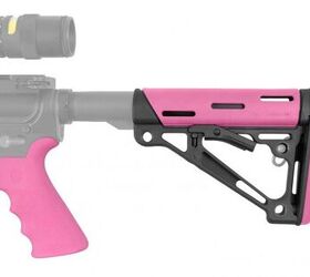 【キズ有り】HOGUE Collapsible Buttstock Hogue AR-15/M-16 OverMolded Collapsible Buttstock for Mil
