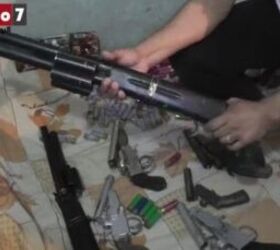 Local Egyptian guns (12g revolving shotguns made from bits of air rifles and more)