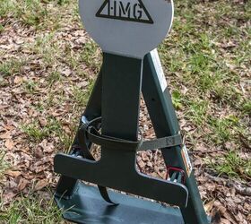 The pistol target right out of the box – completely assembled and ready to go.