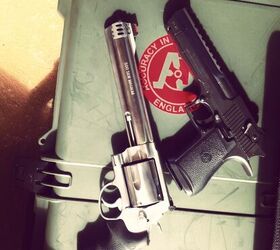 Weekend Photo: Two Fifties (.50 AE and a .500 S&W)