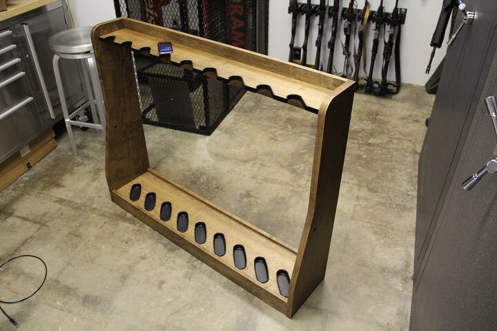 Gun Rack Woodworking Plans Made This Gun Rack A Few Years Ago As A