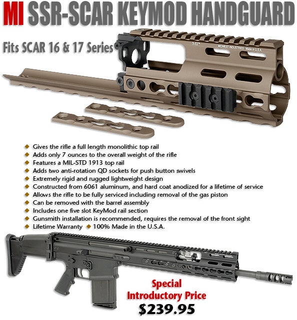 Scar With Raiul New SCAR Extended Rail options | thefirearmblog.com