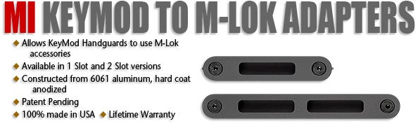 Midwest Keymod Panels Midwest Industries M-LOK to KeyMod and KeyMod to M-LOK Adapters ...