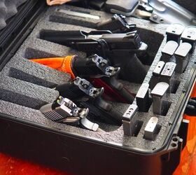 Shown with my pistols, 10 extra mags,hearing protection and other accessories.