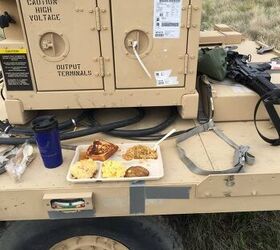 POTD: A drone, a rifle and most importantly a hot breakfast