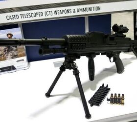 Textron's LSAT Program Unveils 7.62mm Plastic-Cased Machine Gun Mockup