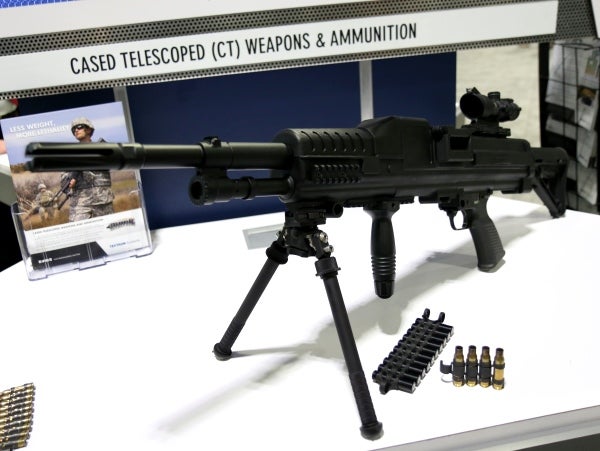 Textron's LSAT Program Unveils 7.62mm Plastic-Cased Machine Gun Mockup ...