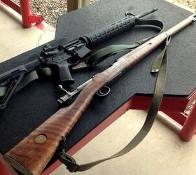 Weekend Photo: One Old Rifle, One New Rifle