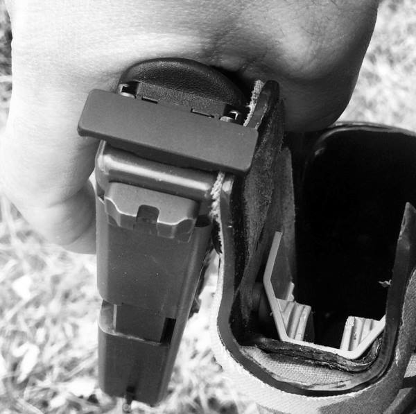 One Hand Slides TacRack for One-Handed Slide Racking | thefirearmblog.com