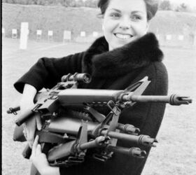 Blast From The Past: Miss America Shooting A Cutting-Edge Rifle