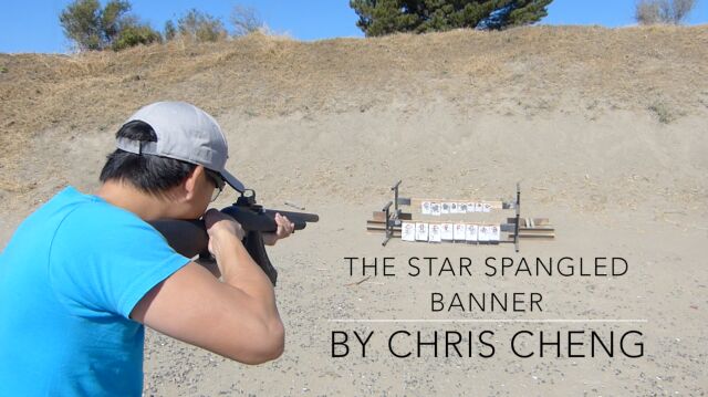 Musical Target Setting Shooting The Star Spangled Banner with Musical Targets | thefirearmblog.com