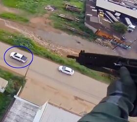 Brazilian Car Chase VS Aerial Platform Sniper