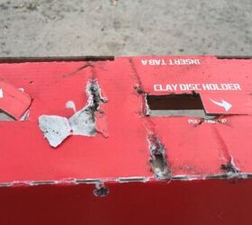 Shelf getting a little tore up after some near misses on targets.