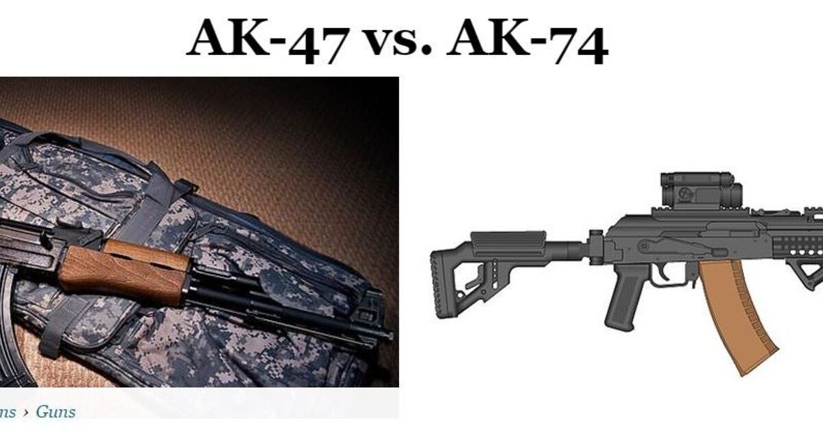 Diffyfn Ak47 Vs Ak74 Difference And Comparison Diffen