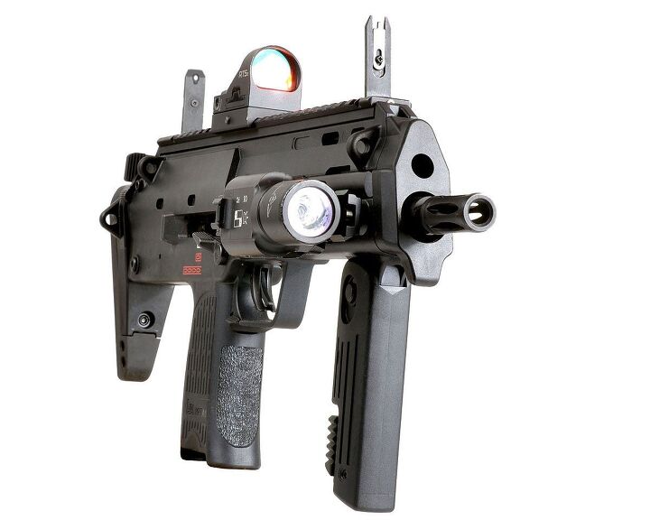 Strike Industries MP7 B.U.S.R Backup Sight Top Rail | thefirearmblog.com