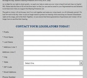 One Step Hearing Protection Act Form | thefirearmblog.com