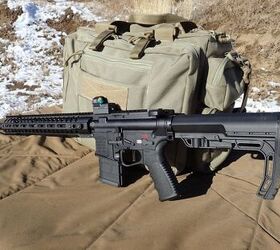 The rifle weighed a scant 6lbs, 10oz with the RDS